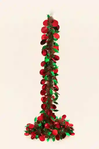 🎄✨ Guirnalda Navideña Roja Y Verde 4mts ✨🎅