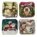 Bandejitas Navideñas En Cartón X 20 Unds