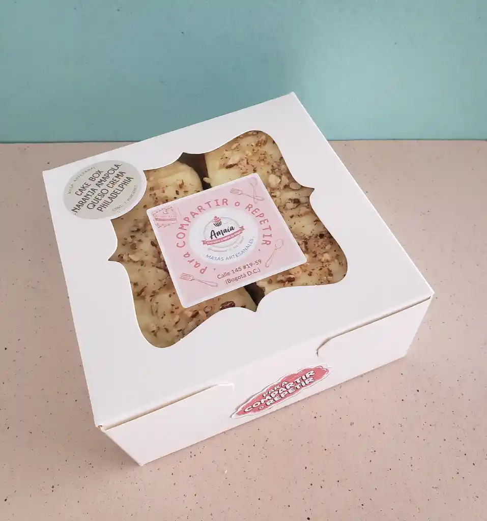 Porción Torta Naranja Amapola