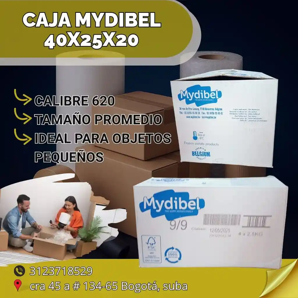 Caja Mydibel 40 X 25 X 20