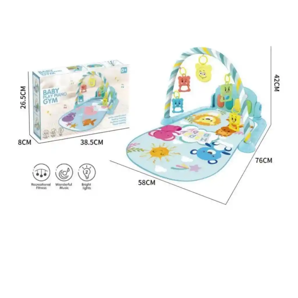 Gimnasio Piano Musical - Azul