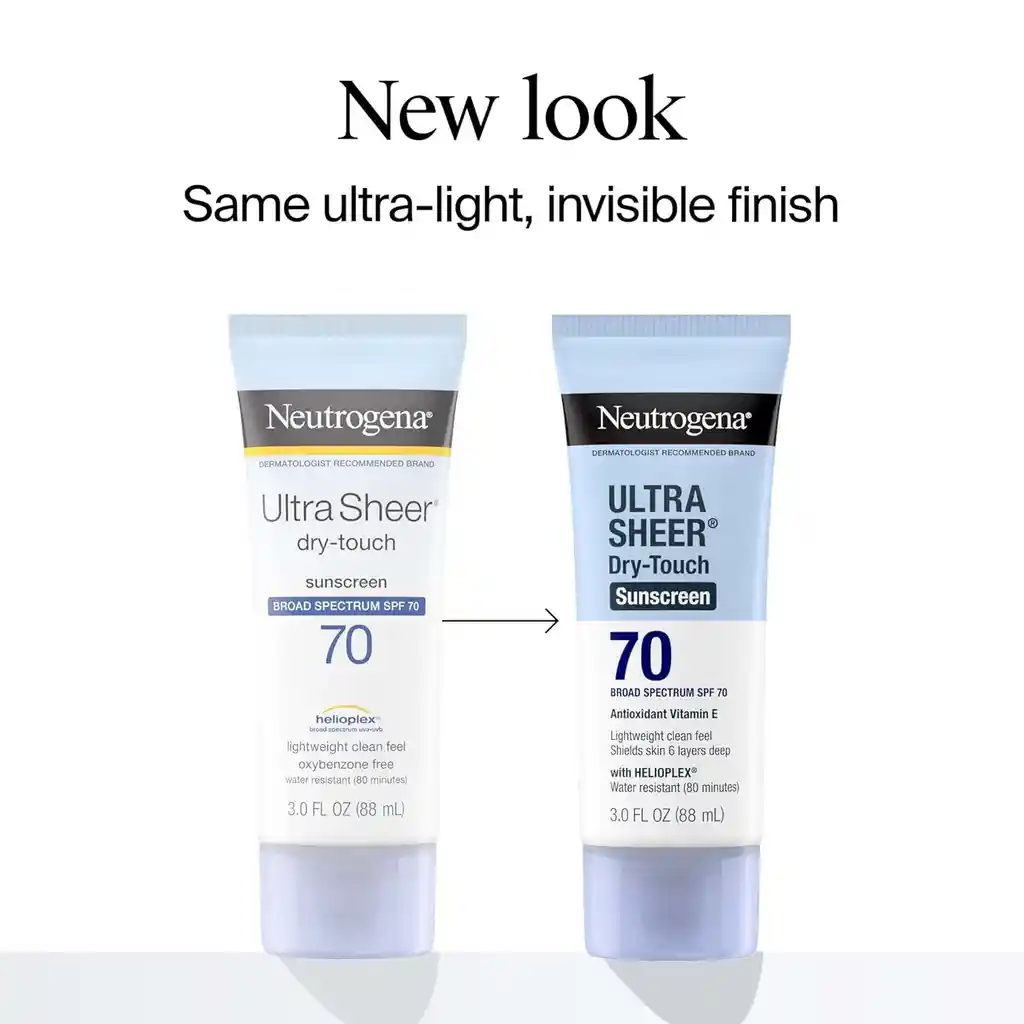 Neutrogena Ultra Sheer Dry-touch Protector Solar, Crema Fps 70