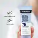 Neutrogena Ultra Sheer Dry-touch Protector Solar, Crema Fps 70