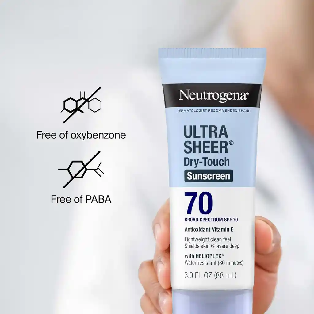 Neutrogena Ultra Sheer Dry-touch Protector Solar, Crema Fps 70