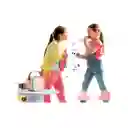 Parlante Bluetooth Con 1 Micrófonos Karaoke K12 Rosa