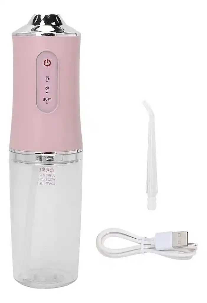 Irrigador Bucal Electrico Rosa