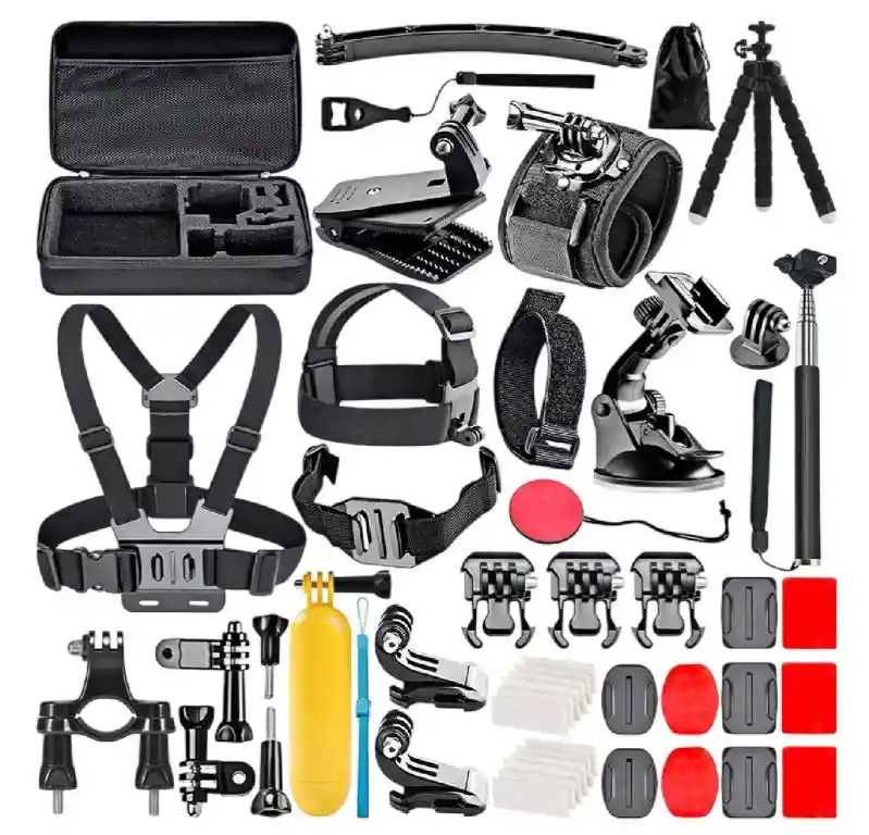 Kit Accesorios Gopro 50 En 1 Profesional Universal Para Cámaras Deportivas Innovo