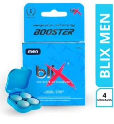 Blix Potenciador Masculino X4 Pastillas Viagra Afrodisiaco Para Hombres Aumenta El Deseo Sexual Masculino Energizante