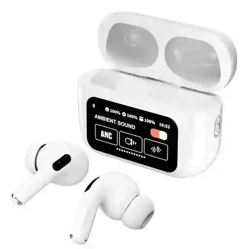 Audífonos Inalámbricos Con Pantalla Y Cancelación De Ruido