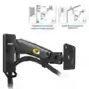 Soporte Para Tv Monitor 17" A 27" Flexible North Bayou Negro