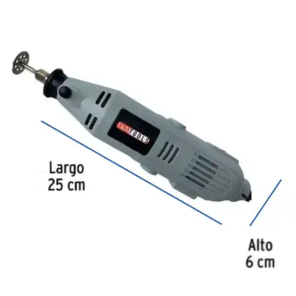 Mototool Profesional Guaya + 183 Accesorios De Velocidad Variable