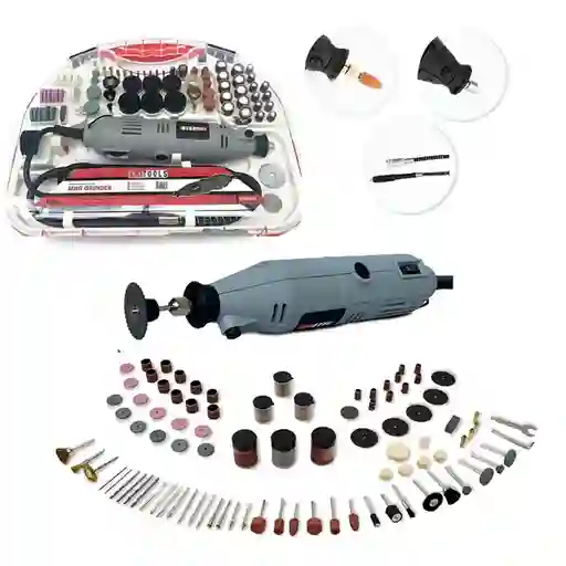 Mototool Profesional Guaya + 183 Accesorios De Velocidad Variable