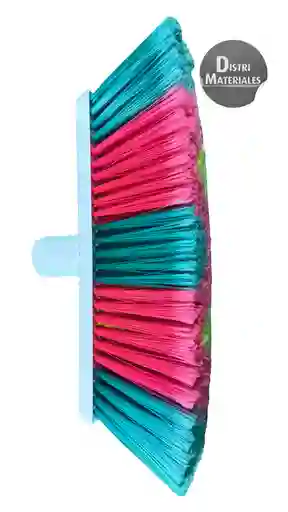 Escoba Suave Domestica Con Cabo Madera Grande