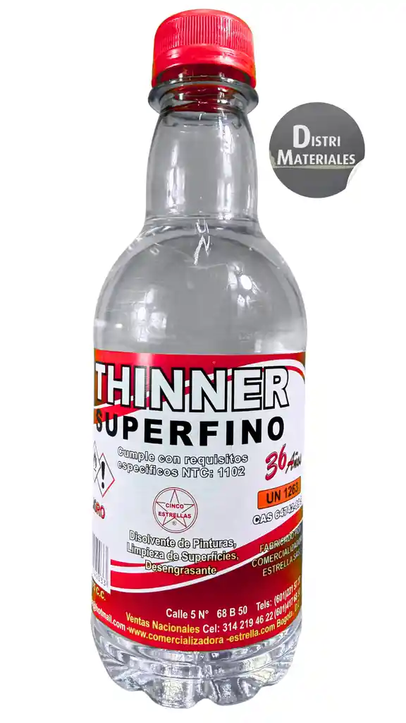 Thinner Extrafino X Media Botella