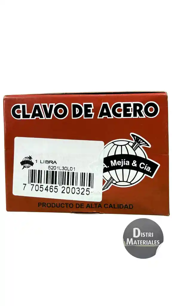 Puntilla Acero Vertical 2 1/2"