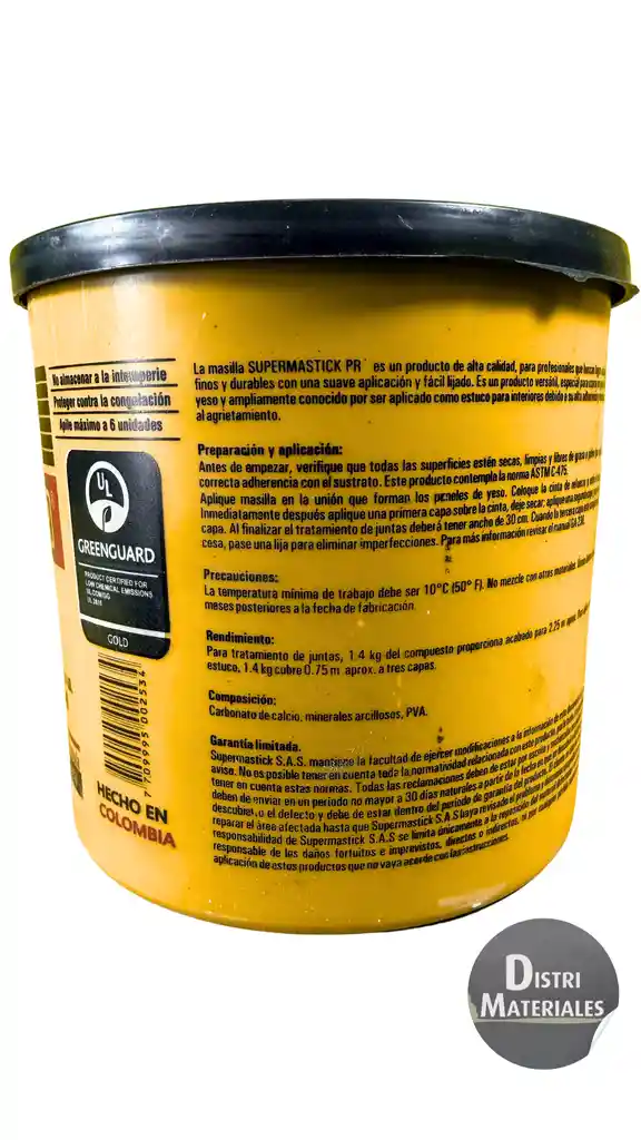 Estuco/masilla Supermastick X Balde