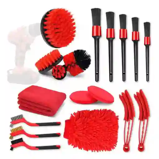 Limpieza Carro Kit Grandprix 18 Piezas Interior Y Exterior