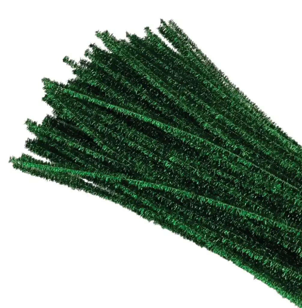 Chelines O Limpia Pipas Metalizado Verde X 10 Und