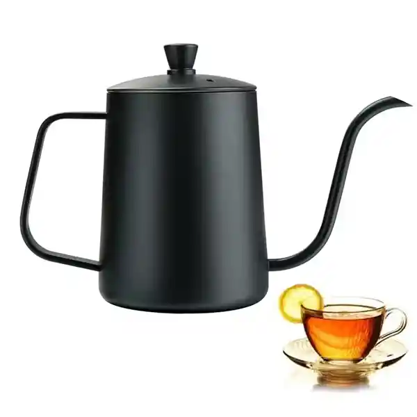 Tetera Hervidora Agua Cafetera Barista En Casa 350 Ml 52bits Negro