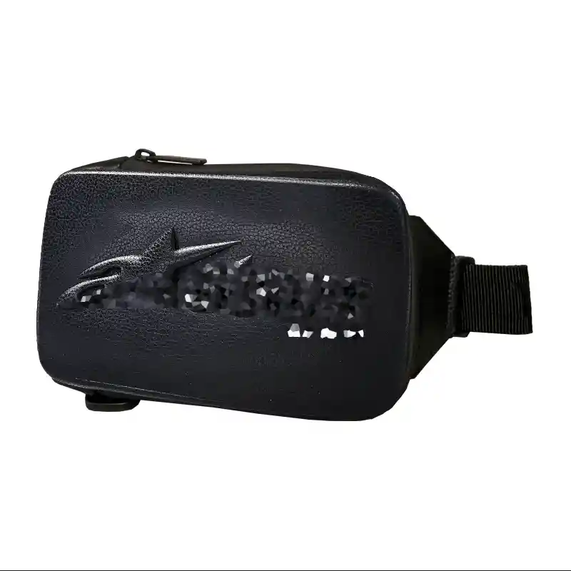 Bolso Canguro Moto Impermeable Celular Documentos Cuero