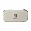 Estuche Rígido Blanco + Vidrio + 2 Grips Compatible Con Switch 2
