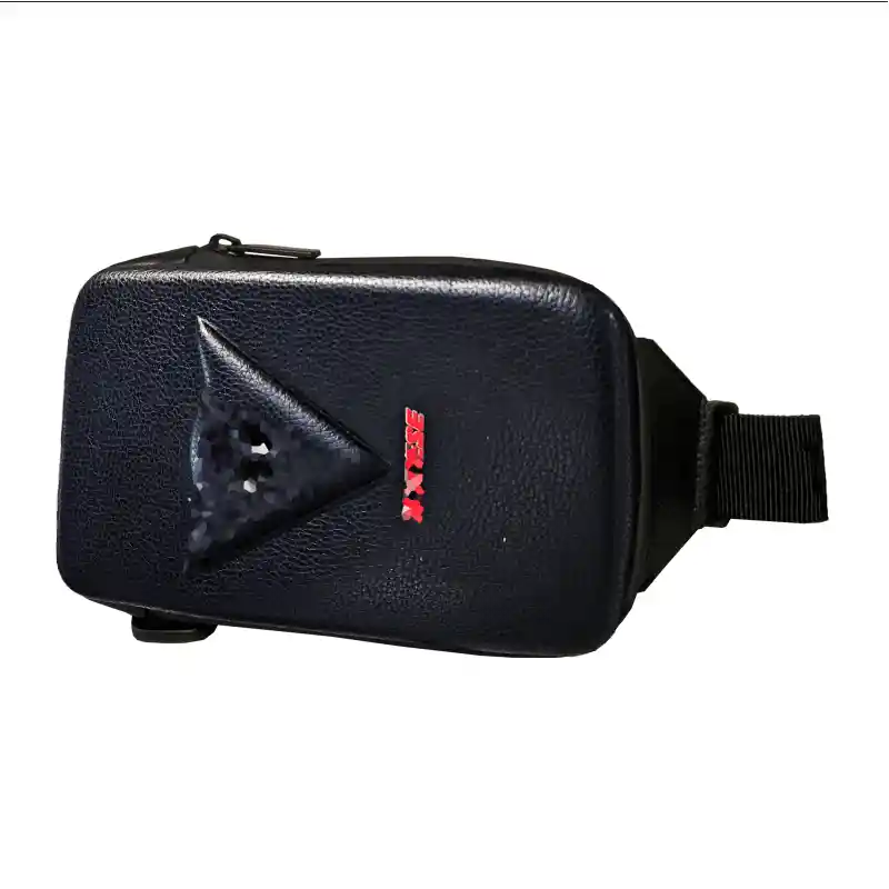 Bolso Canguro Moto Impermeable Celular Documentos Cuero