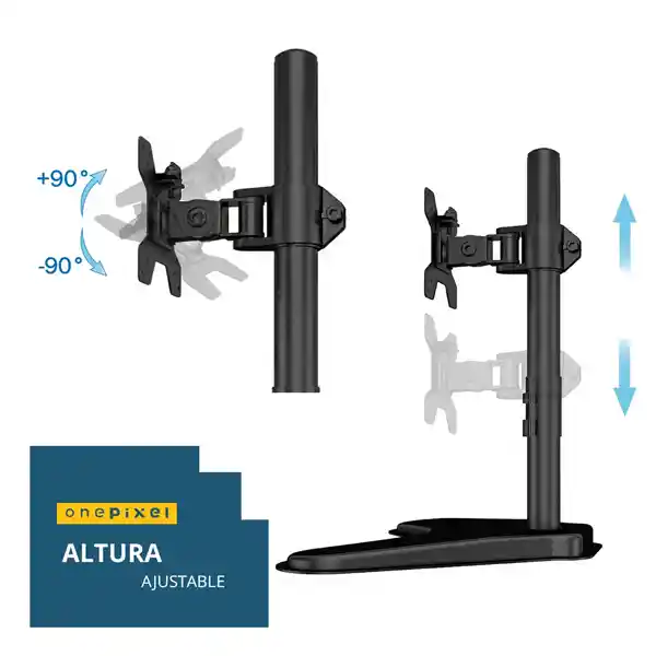 Soporte Brazo Para Monitor Articulado 14 A 32 8kg Negro