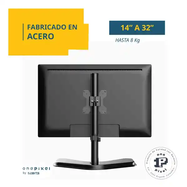 Soporte Brazo Para Monitor Articulado 14 A 32 8kg Negro