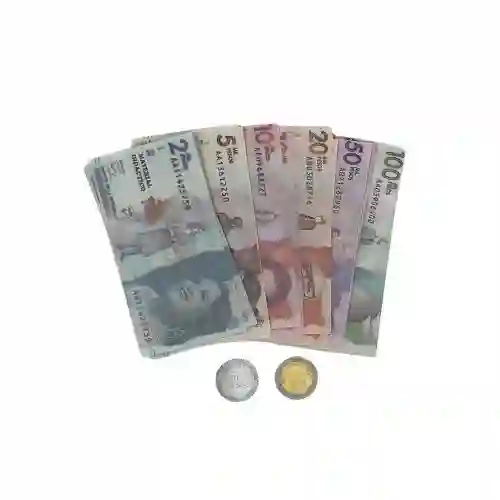 Billetes Didacticos Colombianos Con Monedas X100 Aprox