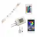 Cinta Luz Led Multicolor 5m Rgb Bluetooth Control Rítmico