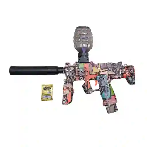 Pistola De Juguete Hidrogel Electrica Recargable Mp7 Dinosaurios