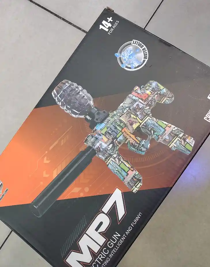 Pistola De Juguete Hidrogel Electrica Recargable Mp7 Dinosaurios