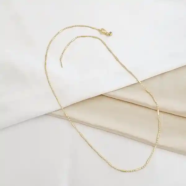 Cadena Canutillo Militar Dorada Moderna