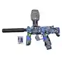 Pistola De Juguete Hidrogel Electrica Recargable Mp7 Dinosaurios Azul