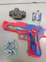 Pistola De Juguete Hidrogel Bombas De Agua Y Misiles Blandos Manual Spiderman Hombre Araña