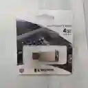 Memoria Usb Kingston 4 Gb Exodia Plateada Con Negro