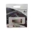 Memoria Usb Kingston 4 Gb Exodia Plateada Con Negro
