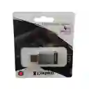 Memoria Usb Kingston 4 Gb Kyson Plateada Con Verde