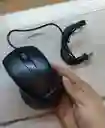 Mouse Con Cable Negro Weibo Ergonomico Alambrico M-32