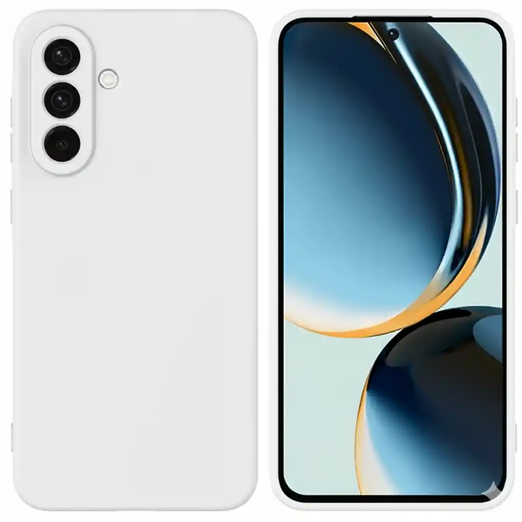 Silicon Case Samsung A17 Blanco