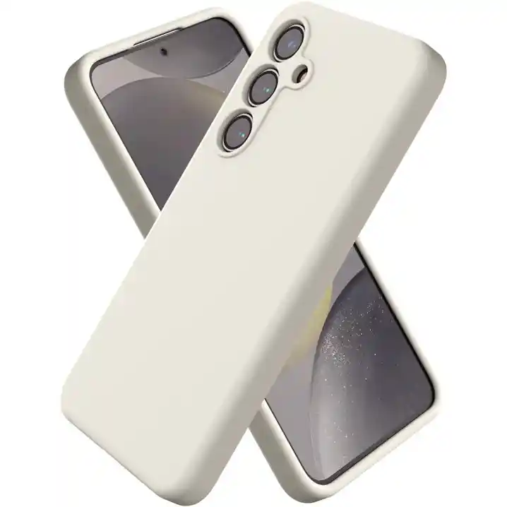 Silicon Case Samsung S25 Blanco