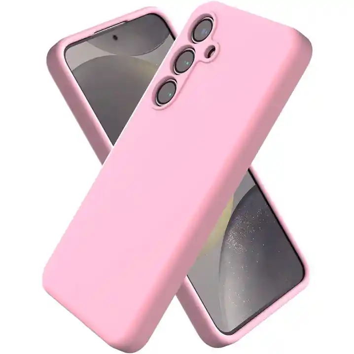 Silicon Case Samsung S25 Rosado