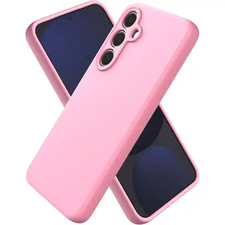 Silicon Case Samsung S25 Fe Rosado