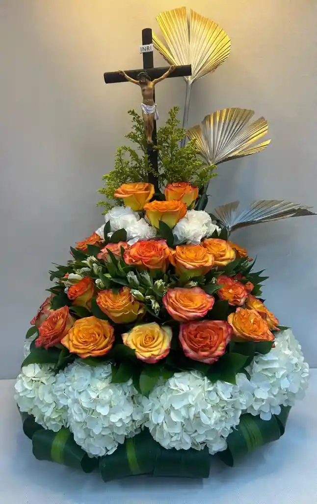 Fúnebre De Rosas Color Variado