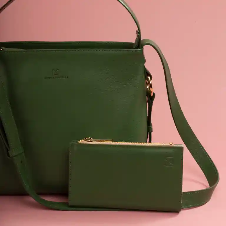 Billetera Bifold Verde