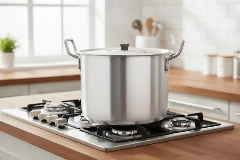 Olla Grande 10 Litros Ligera Practica 28 Cm Aluminio Resistente