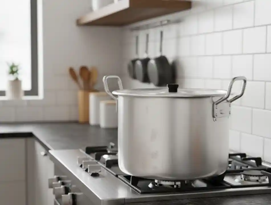 Olla Grande 10 Litros Ligera Practica 28 Cm Aluminio Resistente