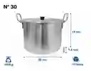 Olla Grande 12 Litros Ligera Practica 30 Cm Calidad Aluminio Resistente Y Eficiente