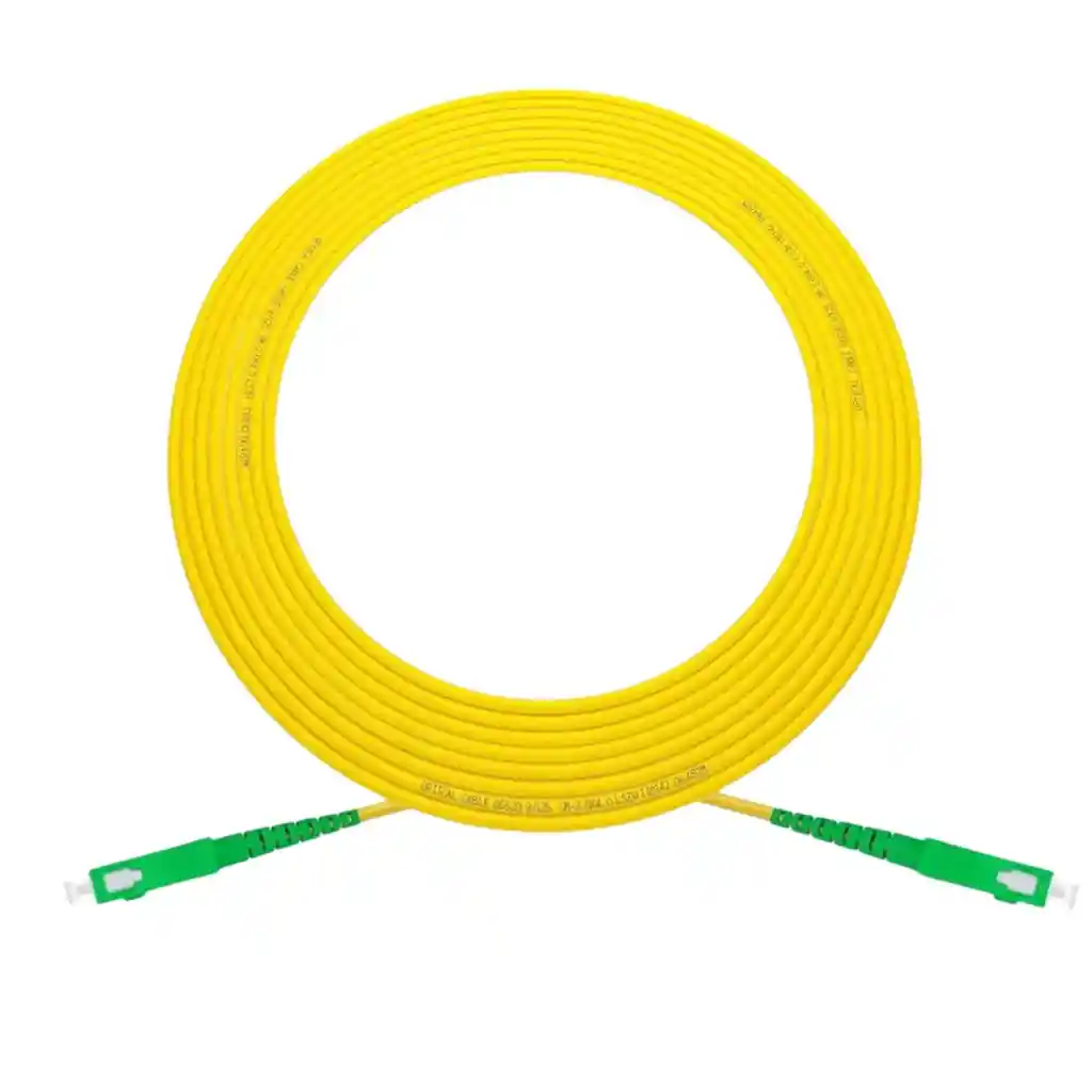 Cable De Fibra Óptica 10 Metros Monomodo Sc/apc A Sc/apc Para Módem
