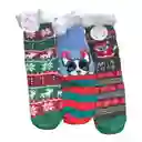 Medias Calcetines Termicas Para El Frio Edicion Navidad Con Disaños De Gato Renos Oso Polar Muñeco De Nieve Santa Claus Y Perrito